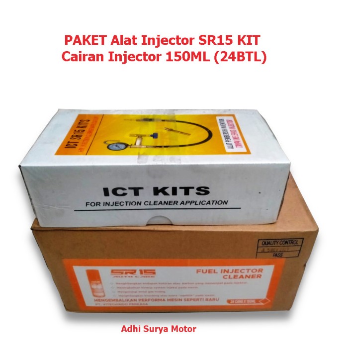 PAKET ALAT INJECTOR SR15 KIT & CAIRAN INJECTOR 150ML 24BTL - by larisan Harga 1,679,000 rupiah*Gratis Ongkir