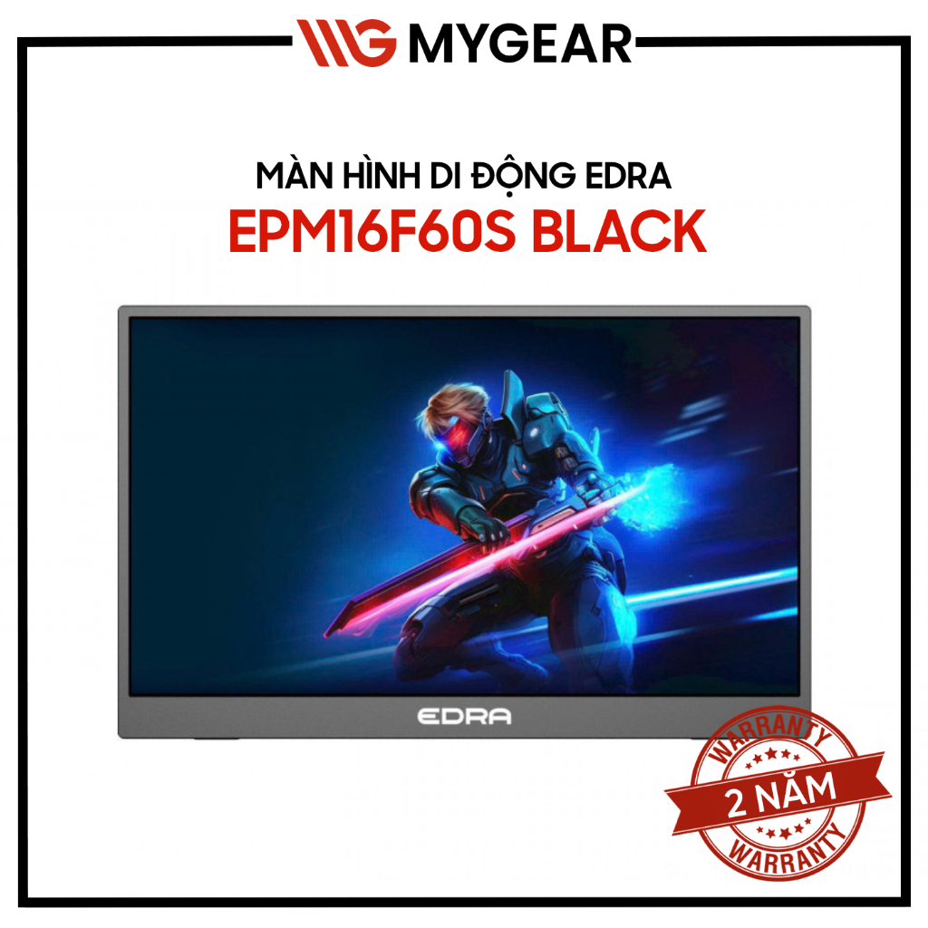 Edra Epm16F60S 15.6 Inch Full Hd 60Hz Ips Hdr10 Black / Gray Portable Monitor Giá 1,380,000 Đồng*Miễn phí vận chuyển
