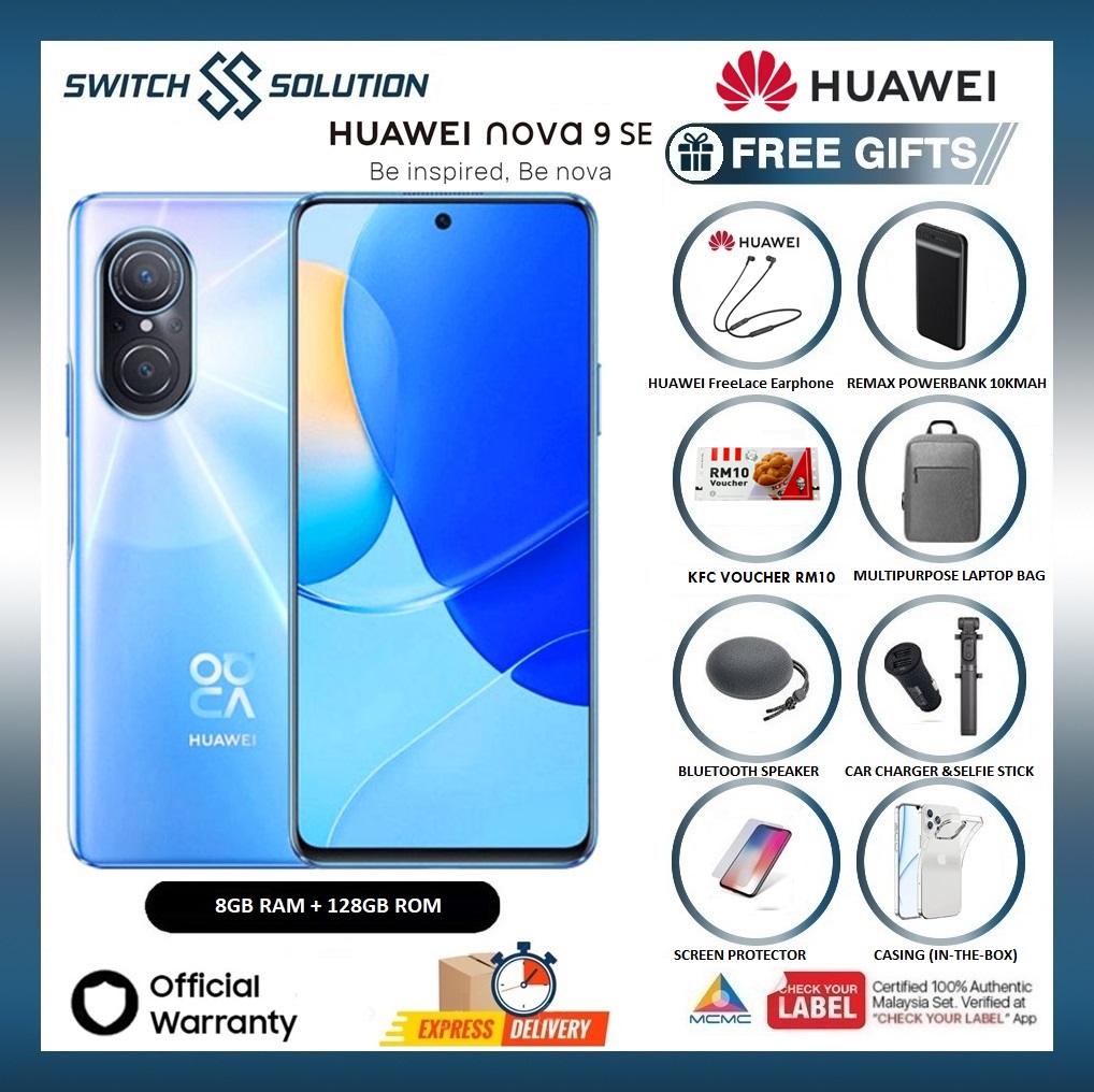 Huawei nova 9 SE Price in Malaysia & Specs - RM859 | TechNave