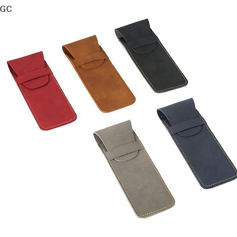 GC✍🏻📚🎨 Vintage da bút trường hợp xách tay Pocket Pen Pouch mini văn phòng phẩm lưu trữ Bag đối với kinh doanh du lịch sinh viên văn phòng Nguồn cung cấp
