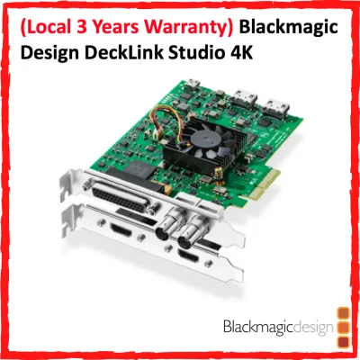 (Local 3 Years Warranty) Blackmagic Design DeckLink Studio 4K