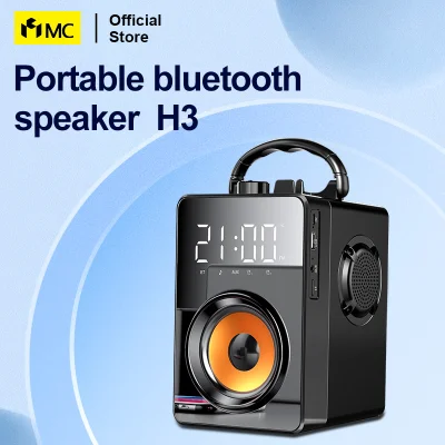 MC H3 Super Bass Bluetooth Speakers Portable Column High Power 3D Stereo Subwoofer Music Center Support AUX TF FM Radio HIFI BoomBox