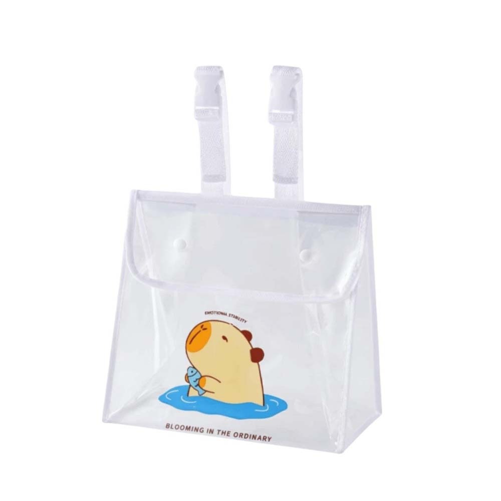 HERWK Dây đeo có thể điều chỉnh Túi treo trong suốt phía trước Dung lượng lớn Nhẹ Túi Chống Nước Hình Vuông Túi Chống Nước Newclear PVC Gói lưu trữ PVC Lễ hội tưới nước - 5