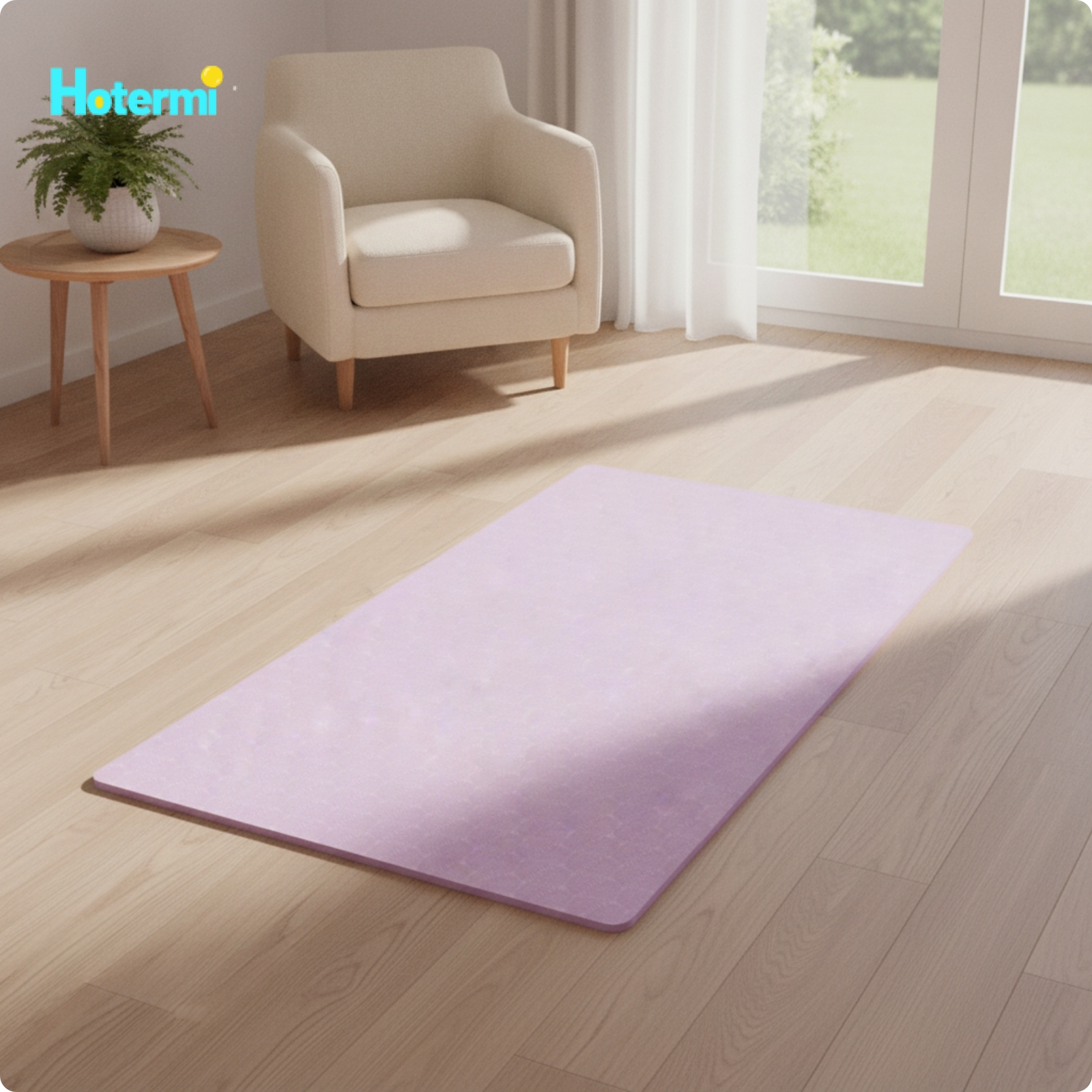 footful Extra Wide TPE Exercise Mat Cushioned Exercise Mat Oversized Grippy for Yogis, Home Gym ราคา 6,249 บาท*ส่งฟรี