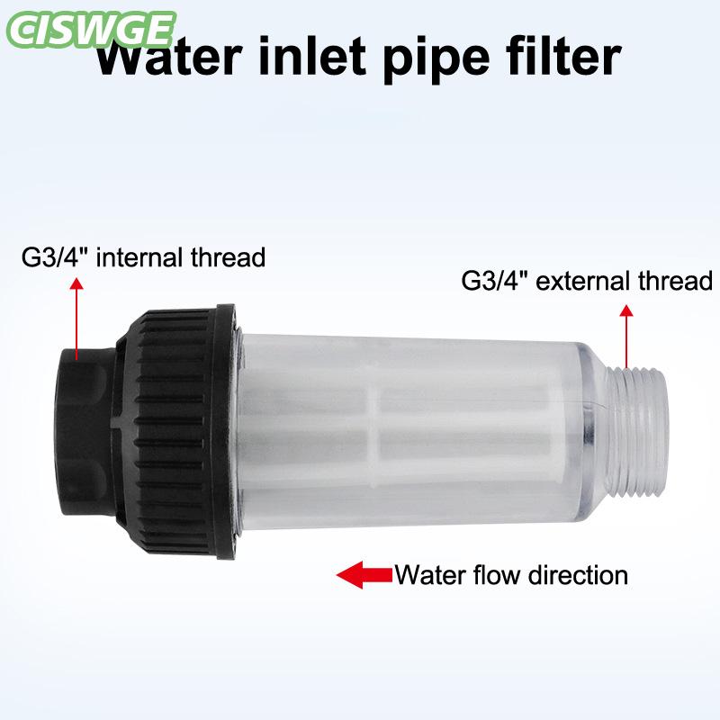 [CISWGE Motor Vehicle] ตัวกรองน้ำสำหรับ K5 K4 K3 K2 K6 K7 G3 4 ''ตัวกรองน้ำ175psi เครื่องซักผ้าแรงดันสูงอุปกรณ์ประเมินสำหรับรถยนต์ ราคา 18 บาท*ส่งฟรี