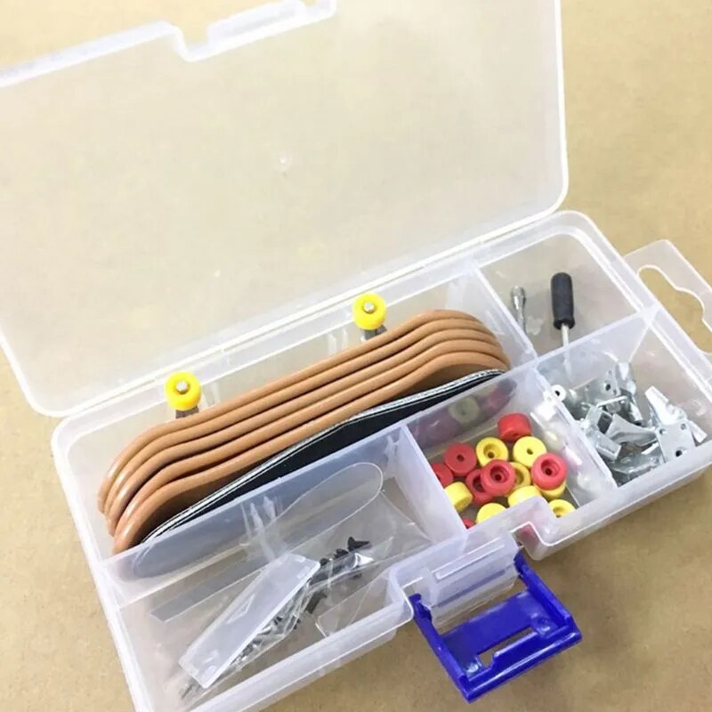 Nhựa Mini ngón tay trượt băng Hội Đồng Quản trị Bàn đồ chơi trẻ em Skateboard trẻ em ngón tay Fingerboard Scooter Skate quà tặng mang tính giáo dục