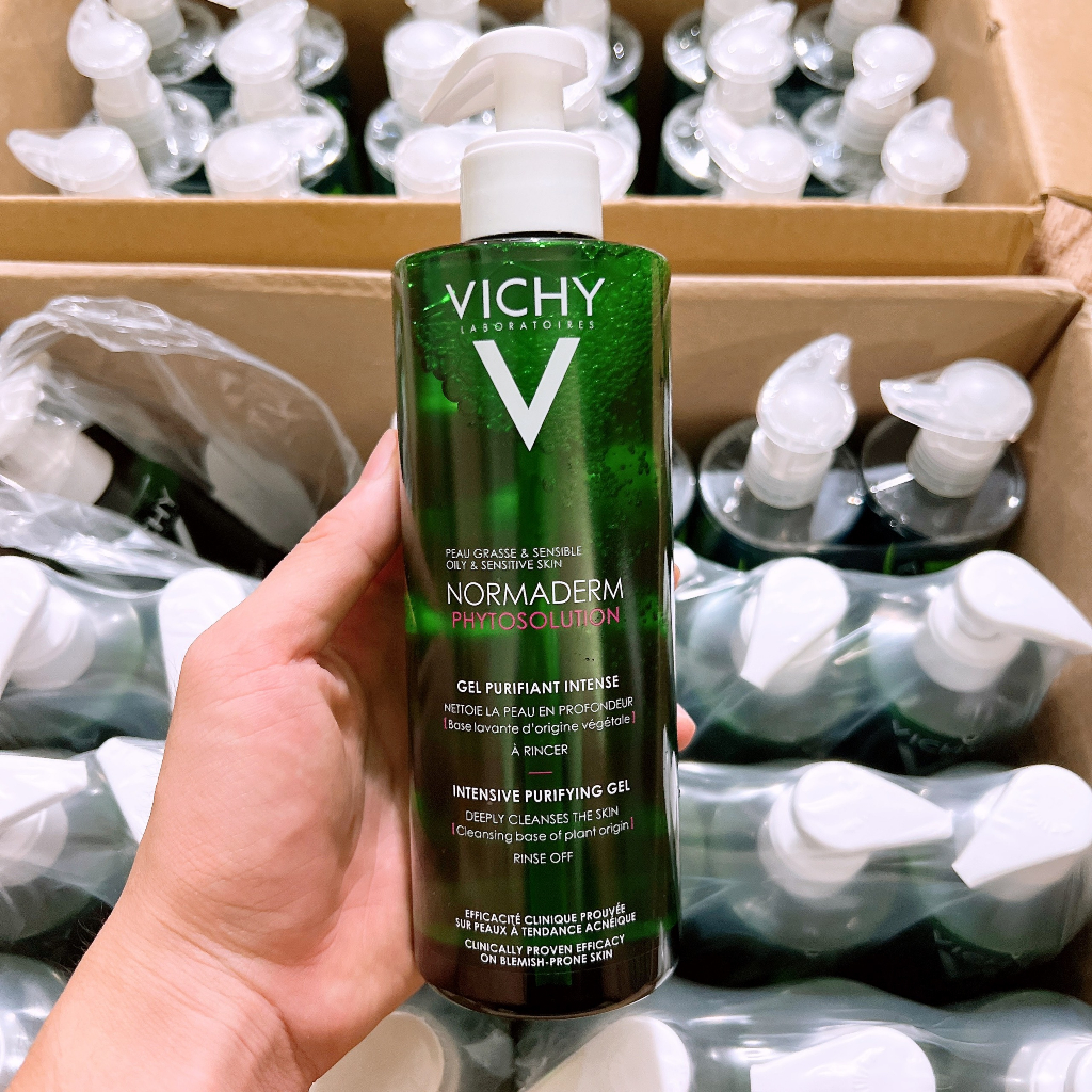 Sữa Rửa Mặt Vichy Dạng ɡel Làm Sạch Sâu & Giảm Nhờn 400ml Normaderm Phytosolution Intensive Purifying ɡel