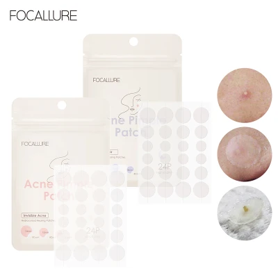 Focallure Spot Patch Acne Treatment Blemish Treatment Skin Care Acne Repair Acne Pimple Patch Face Mask 24pcs