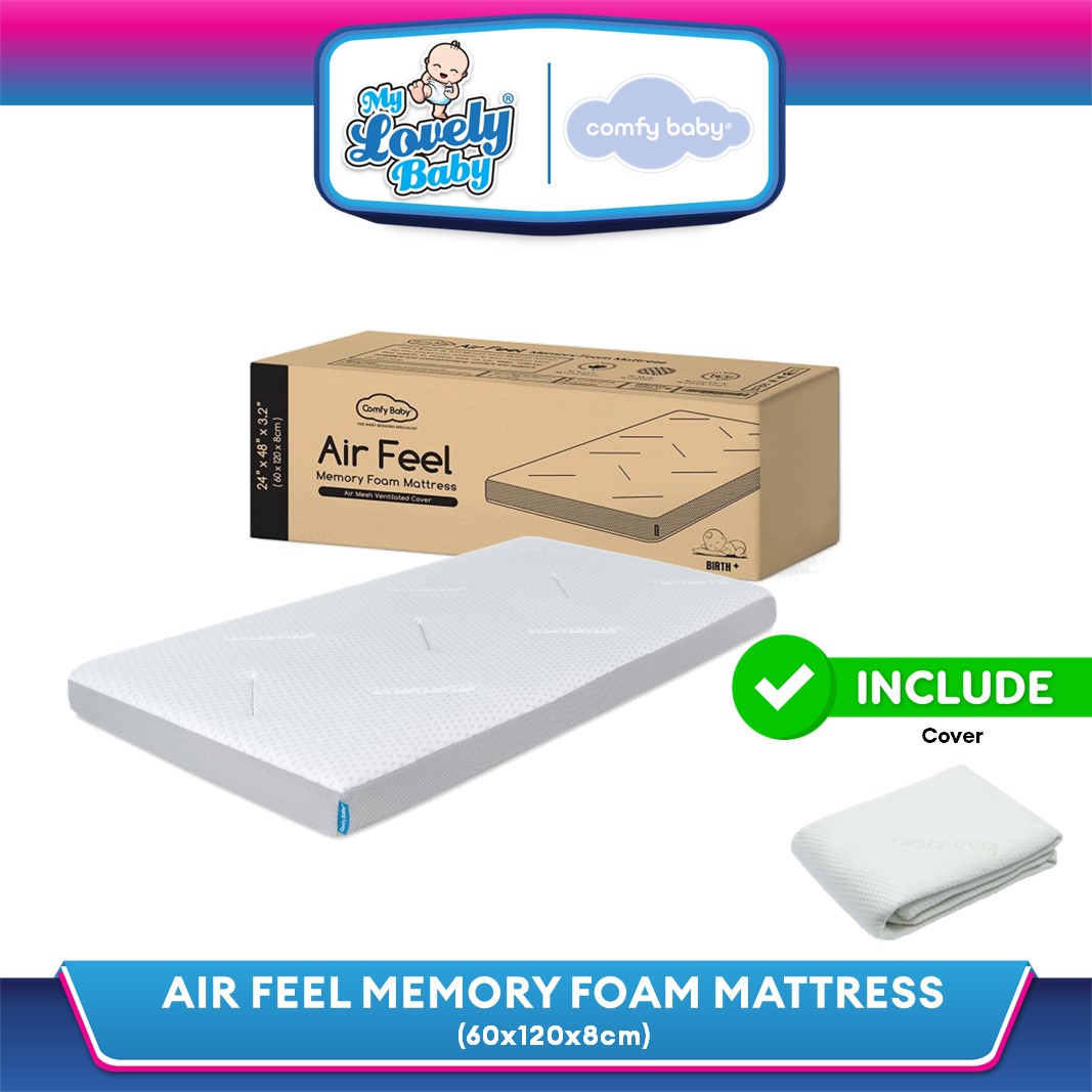 Comfy Baby Air Feel Memory Foam Mattress (60 x 120 x 8cm)