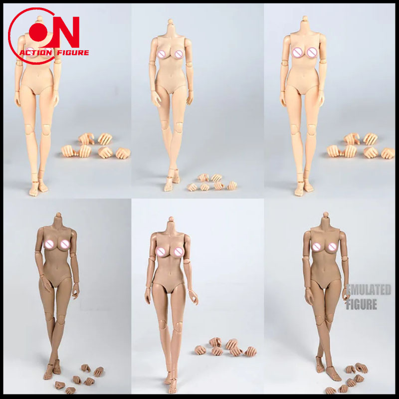 Trong stock1/6 Nữ Suntan Trắng Mô hình nhân vật Búp Bê 12 "giữa ngực lớn siêu linh hoạt bán thân bằn
