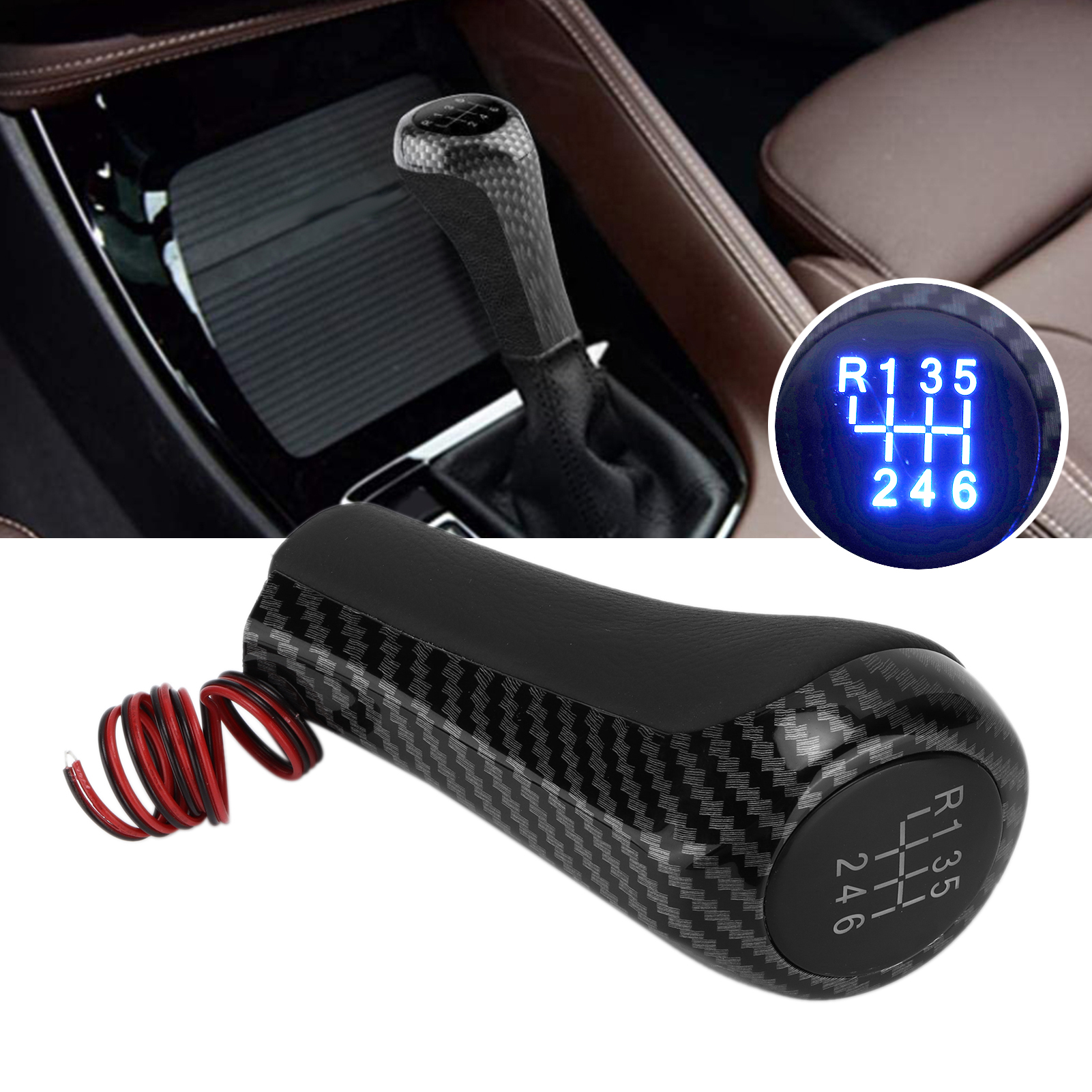 Núm cần gạt chuyển số mạnh mẽ màu đen đáng tin cậy thoải mái cho xe hơi