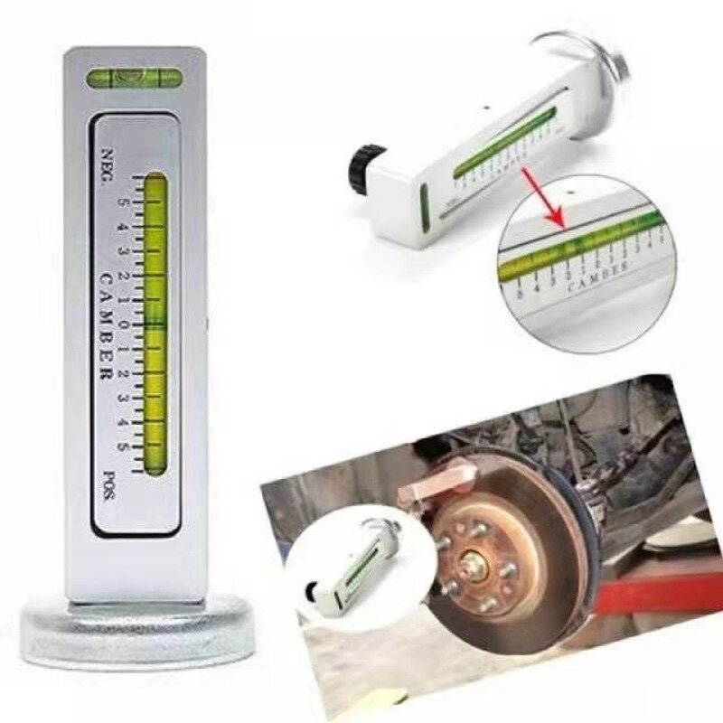 Công cụ đo có thể điều chỉnh Khum Castor Strut Công cụ căn chỉnh bánh xe thực tế cho Sửa chữa lốp xe ô tô RV, Mặt trên mới Hấp thụ mạnh, Thiết kế khéo léo