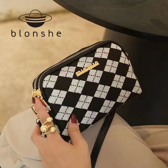 Blonshe tui deo nữ chéo tui xách nữ mẫu mới 2023 túi dựng diện thoại túi xách nữ sang chảnh chất lượng cao 081506