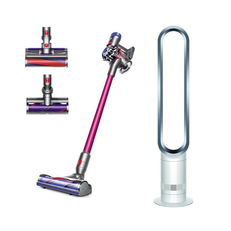 SPECIAL DEAL Dyson V8™ Absolute Pro Cord-Free Vacuum Cleaner WITH Dyson AM07 Tower Fan White/Silver Singapore