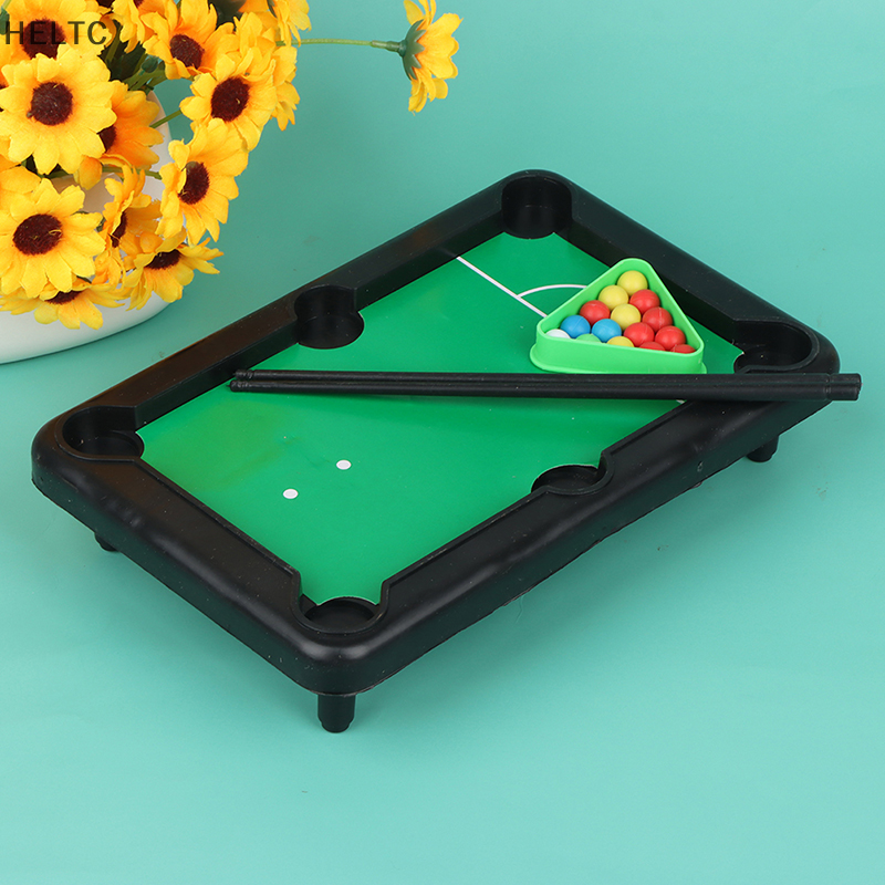 HELTC Bida mini máy tính để bàn Bàn hồ bơi Snooker đồ chơi trò chơi thiết lập tương tác cha-con