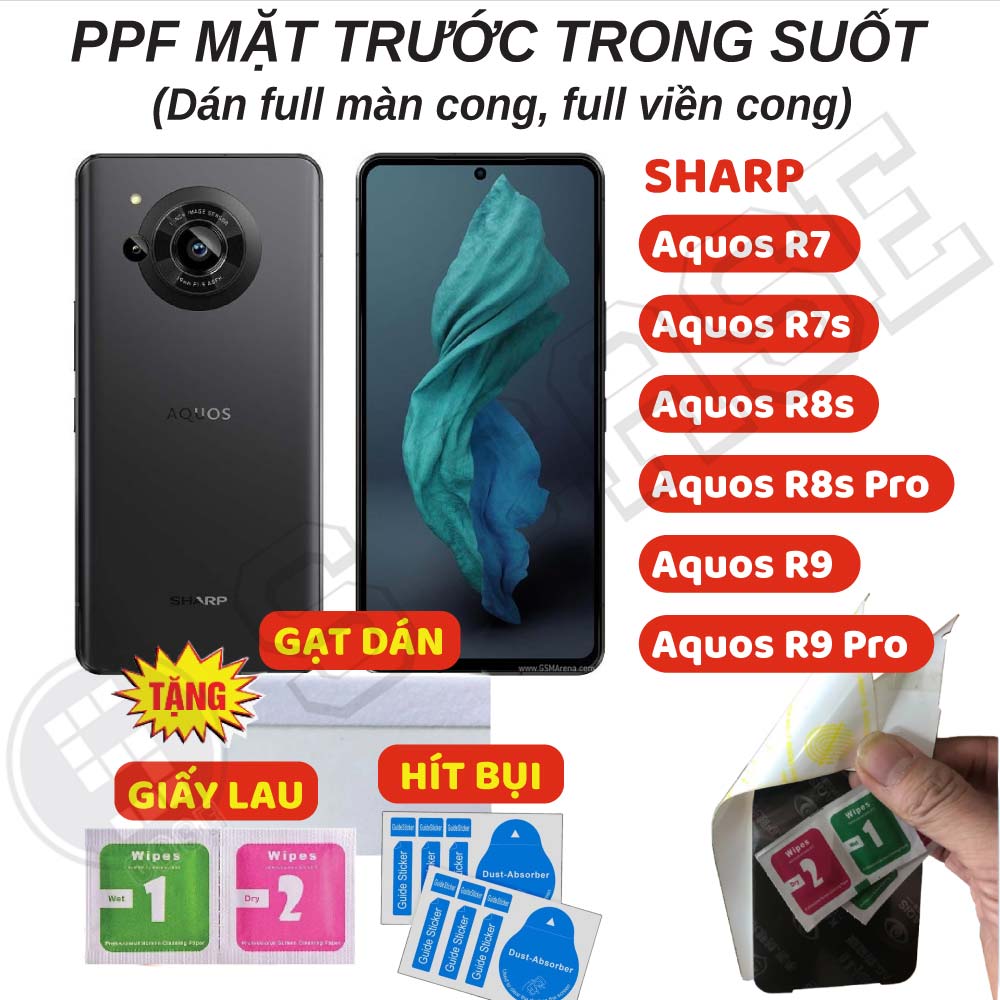 Dán PPF Full Màn Trong Suốt Sharp Aquos R9 Pro R8s Pro R7s R7