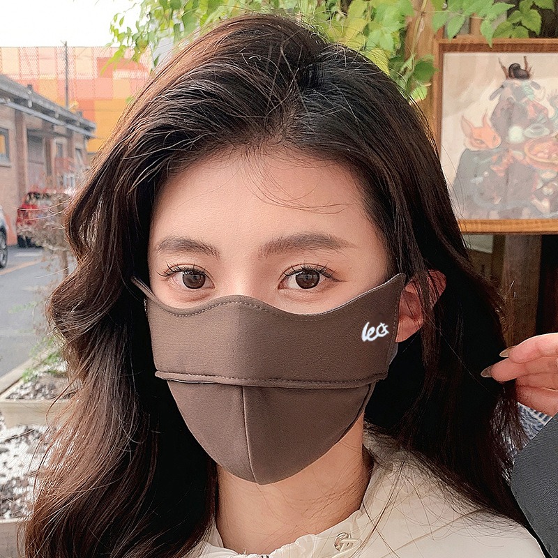 Khẩu trang vải kháng khuẩn 3 lớp chống nắng tia uv thiết kế thời trang Hàn Quốc