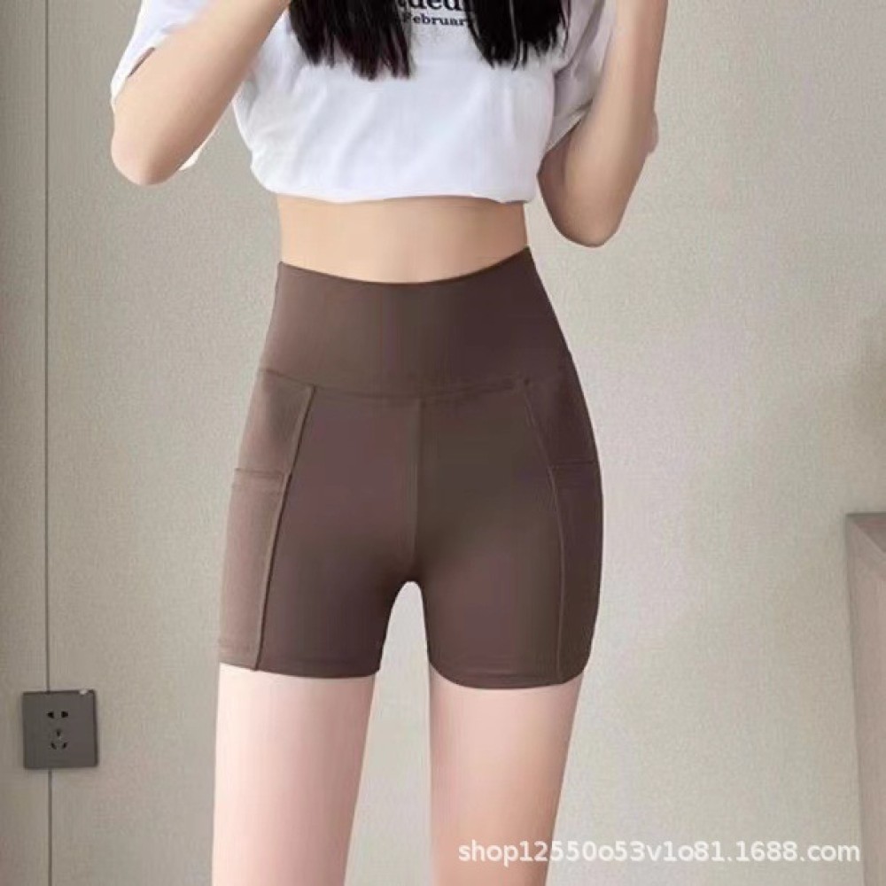 Quần short nữ quần legging cá mập mới quần bó cạp cao cho thể thao và yoga 🔥lzb014🔥