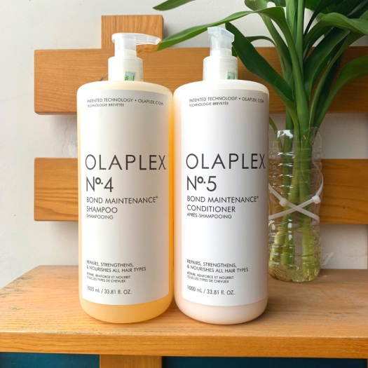 Bộ dầu gội và dầu xả phục hồi Olaplex No4 - Olaplex No5, Dầu gội cặp Olaplex dưỡng chăm sóc tóc hư t