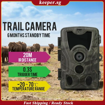 [YES! ON HAND] HC801A Huntings Trail Camera Night Version Wild Cameras 16MP 1080P IP65 Trap 0.3s Trigger Wildlife Camera Surveillance