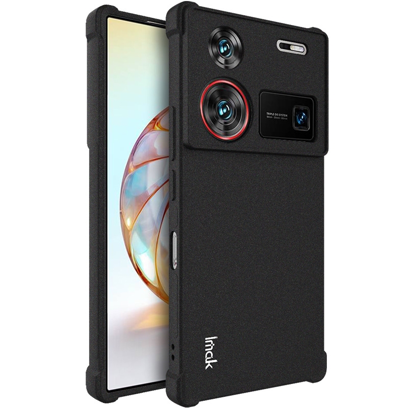 For ZTE nubia Z60 Ultra 5G imak Shockproof Airbag TPU Phone Case(Matte Black)