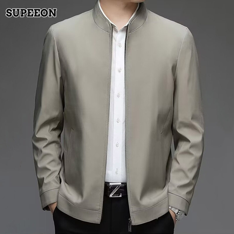 SUPEEON丨Men's jackets stand collar jackets warm casual jackets ราคา 211 บาท*ส่งฟรี
