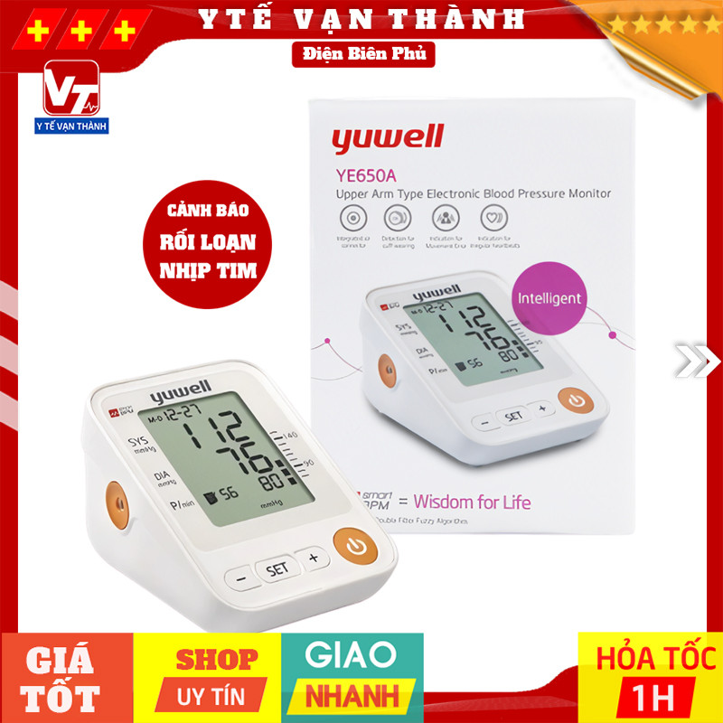 ✅ máy đo huyết áp bắp tay yuwell ye-650a -vt0007 - y tế vạn thành