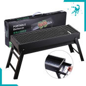 Portable Stainless Steel BBQ Grill for Outdoor Camping and Parties