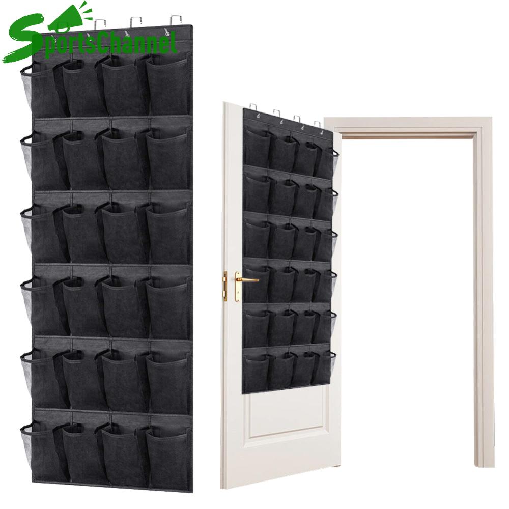 2 cái trên cửa đồ để giày Giày lưới tổ chức tiết kiệm không gian giày túi treo chịu lực cao cho dép Sneakers