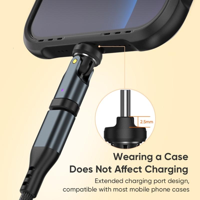 540 ° xoay USB C Adapter pd240w 48V/5A sạc nhanh & 480mbps truyền dữ liệu kết nối nhôm thiết kế độ bền