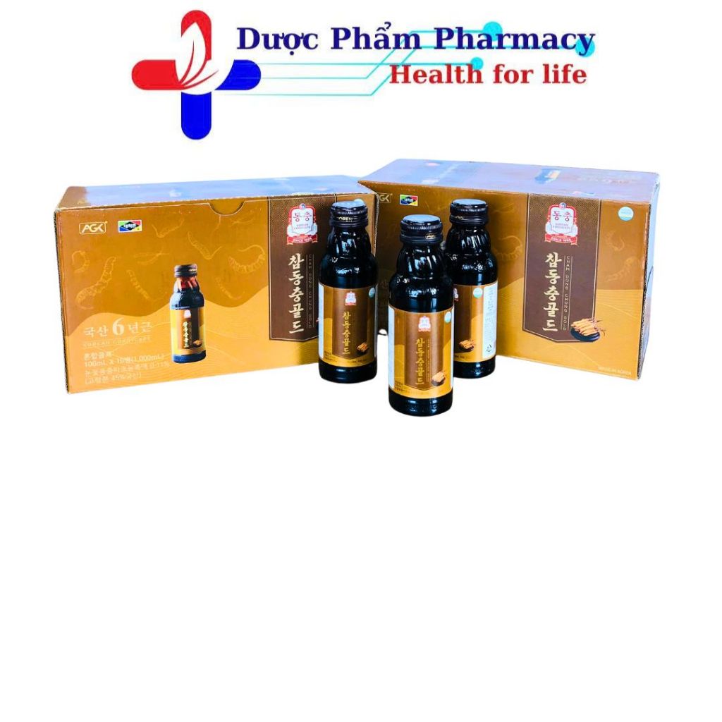 Nước Uống CHAM DONG CHUNG GOLD Hàn Quốc - Tinh Chất Đông Trùng Hạ Thảo – Chai 100ml