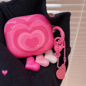 Ins Style Airpods Case with Love Heart Bracelet Cover