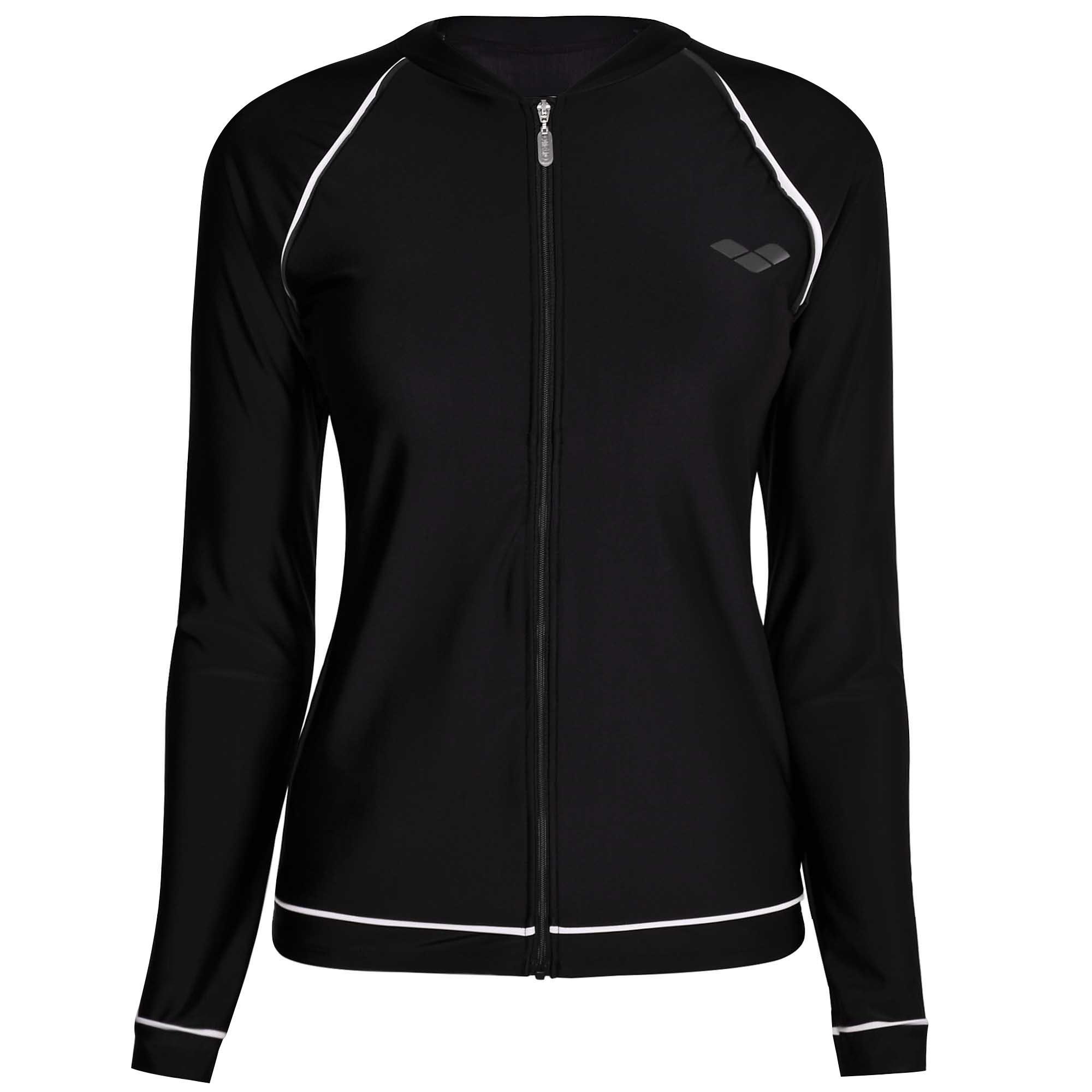 Arena Womens UV Womens Long Sleeve Rash Vest (Black) - Sports Direct