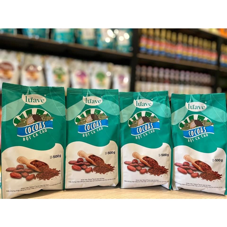 Bột Ca cao Luave Nguyên Chất Gói 500gr/ Cocoas Luave 500Gr