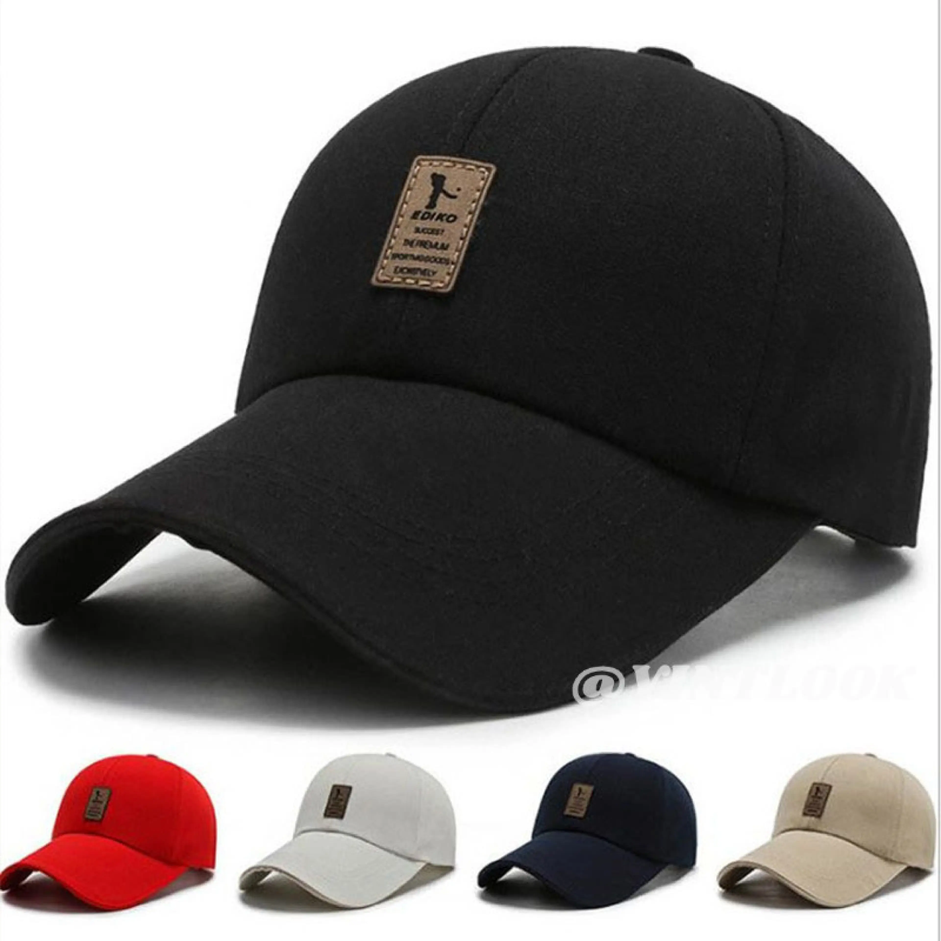 VINTLOOK Men's Baseball Cap Korean Duck Canvas Outdoor Hat