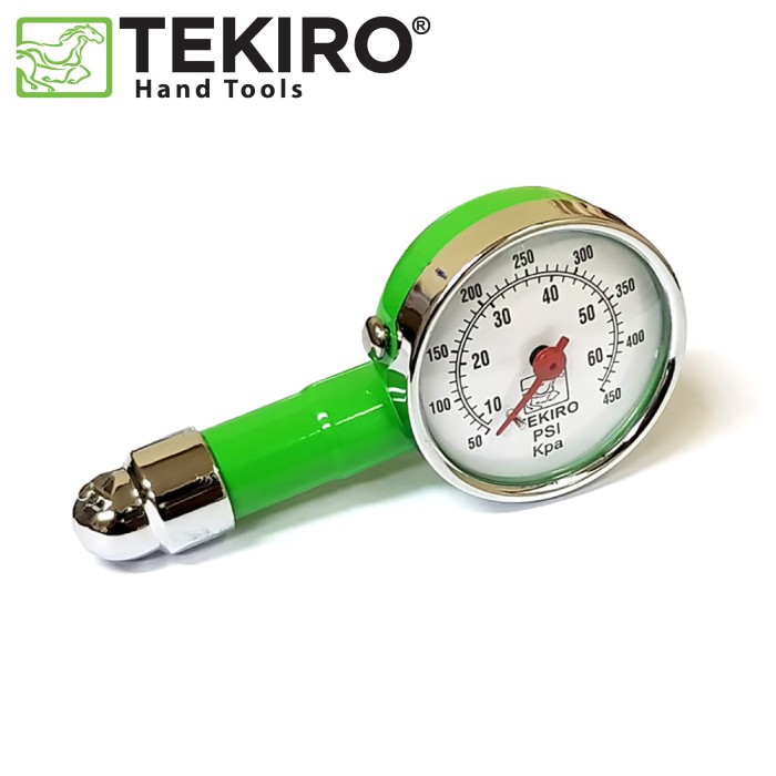 TEKIRO Pengukur Tekanan Angin Ban 60 PSI Tire Pressure Gauge Angin Ban Harga 102,690 rupiah*Gratis Ongkir