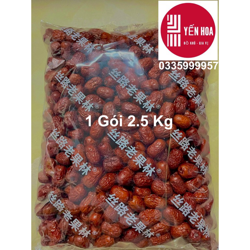 2.5kg táo đỏ tân cương sấy khô - đóng gói 2.5kg