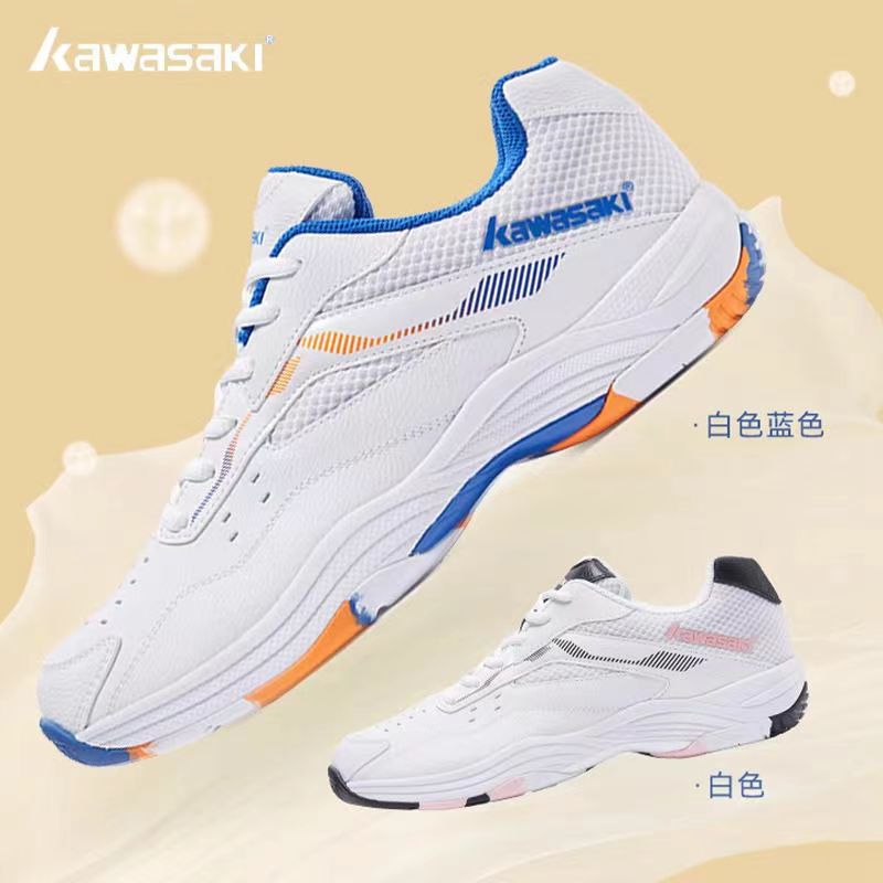 KAWASAKI Kawasaki Giày đánh cầu lông đàn hồi cao Thể Dục Chống mang thoáng khí nam và nữ Sneaker a33