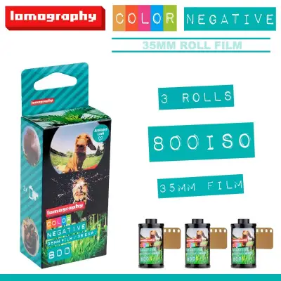 Lomography 35mm Color Negative ISO 800 - 3 rolls