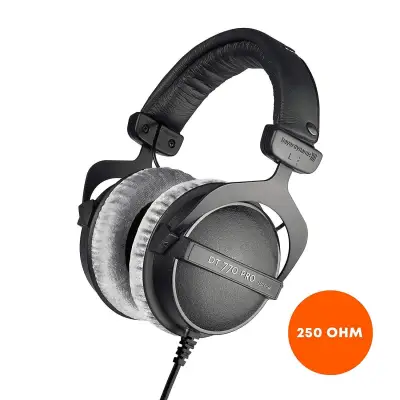 [Pre-Order] Beyerdynamic DT 770 PRO 250 Ohm Over-Ear Studio Headphones. DT770 Pro / DT770Pro Closed Construction, Wired for Studio use, Ideal for Mixing in The Studio