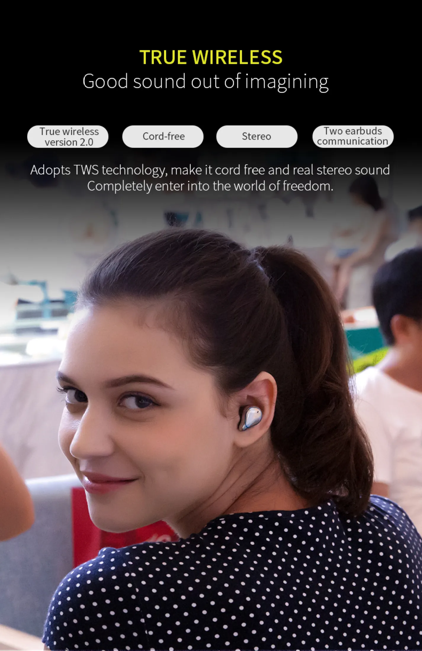 mifo o5 plus smart true wireless bluetooth 5.0