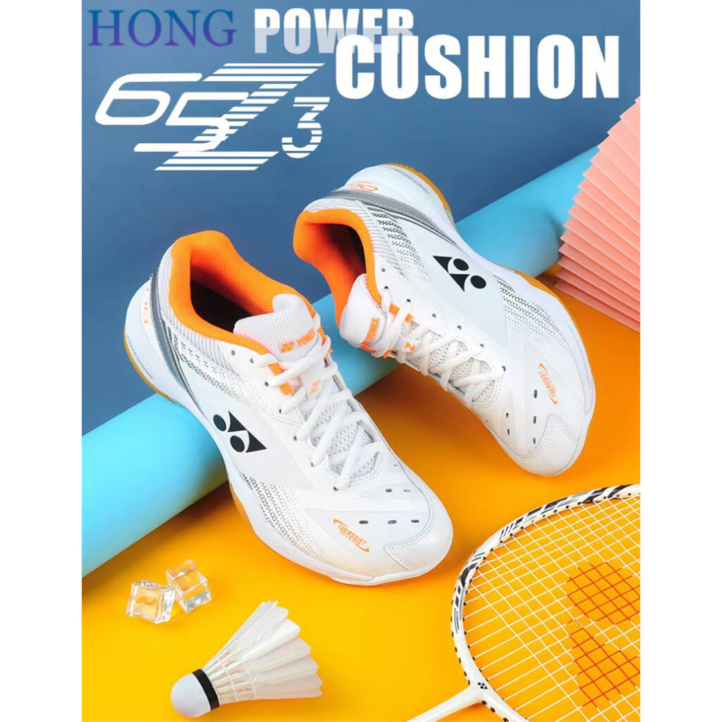 New Yonex 65Z 3 giày cầu lông cho nam và nữ cứng mặc Giày thể thao thoáng khí chống trơn trượt unisex Yonex miếng đệm lực Giày cầu lông