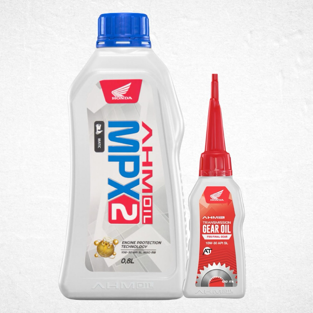 Paket Oli MPX2 800ML & Oli Gear AHM 120ML Harga 18,000 rupiah*Gratis Ongkir