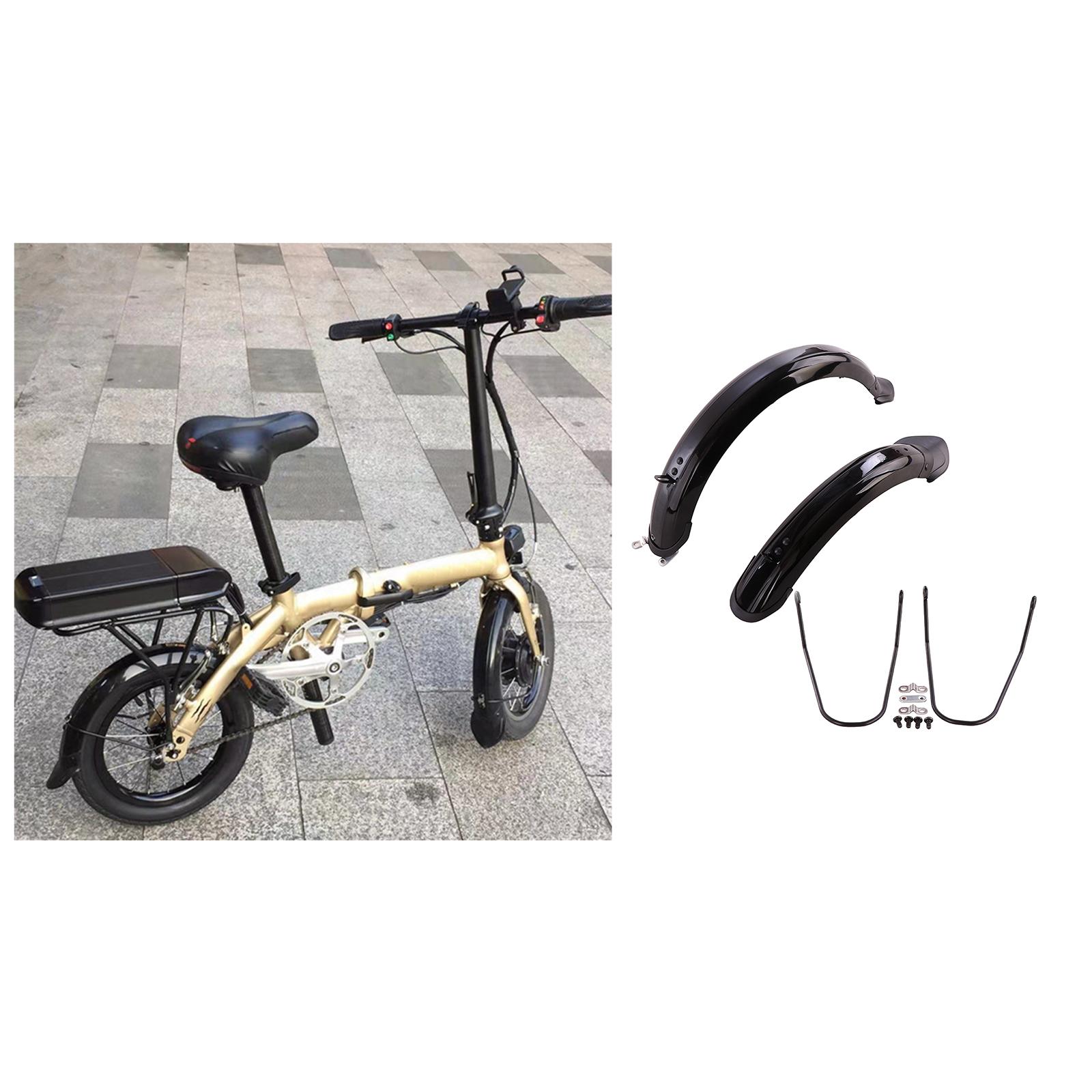 Bicycle Mudguard BMX Bike Front and Rear Mud Guard for 12/14 Folding Bike