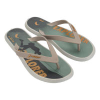 Rider Sports Thong Comfortable Slippers for Men Beige/Green/Yellow