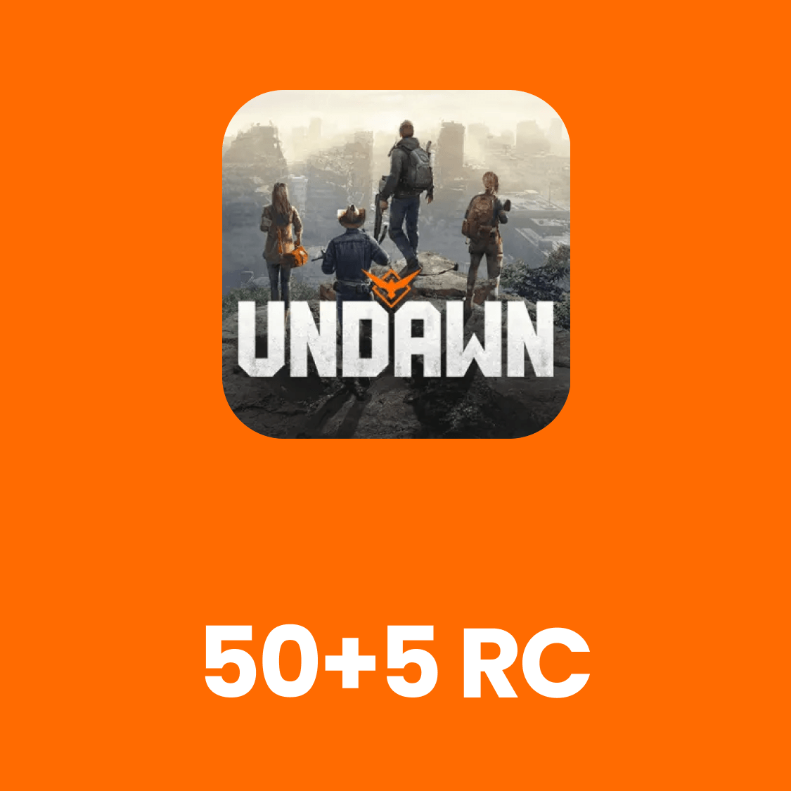Undawn 50+5 Rc Code ราคา 34 บาท*ส่งฟรี