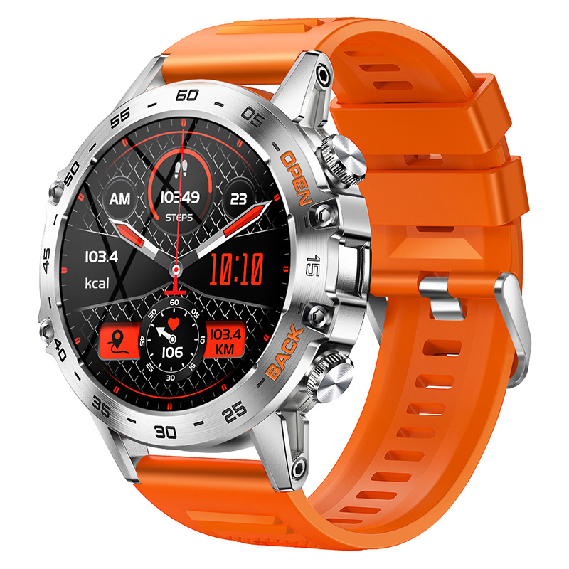 2025 Military Smartwatch for Men - 1.85" AMOLED HD Screen, Bluetooth Calling, IP68 Waterproof, 400mAh Long Battery, GPS/NFC, HR Tracking, 100+ Sports Modes, Outdoor Sports Watch for Android iOS ราคา  1,094 บาท*ส่งฟรี