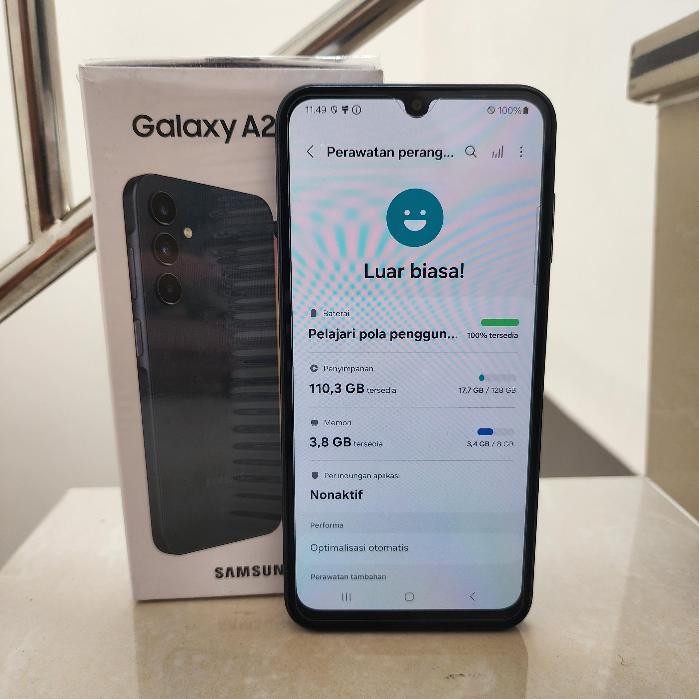 Samsung Galaxy A25 5G Ram 8GB/Rom 128GB Black Harga  2,750,000 rupiah*Gratis Ongkir