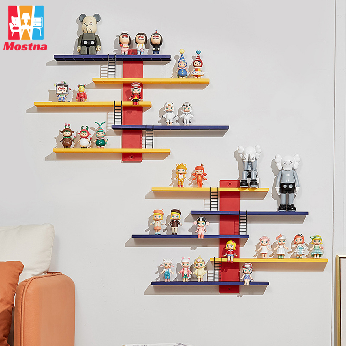 ชั้นวางโมเดล ชั้นวางฟิกเกอร์ ชั้นโชว์ของเล่น ชั้นวางโชว์ ที่วางโชว์ตุ๊กตา เปิดที่เก็บข้อมูล พาร์ติชั่นแบบปรับได้ ไม่ต้องเจาะรู ราคา 142 บาท*ส่งฟรี