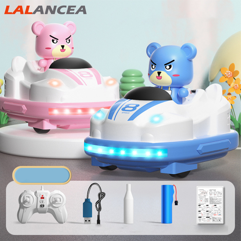 Q180 RC Bumper Cars 2.4G Remote Control Battle Bumper Cars With Lights Music RC Cars Toys Xmas Gifts For Boys Girls ราคา 862 บาท*ส่งฟรี